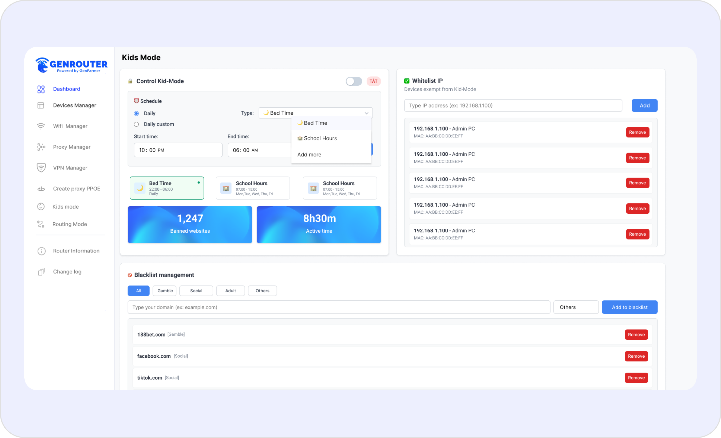 GenRouter Dashboard 2