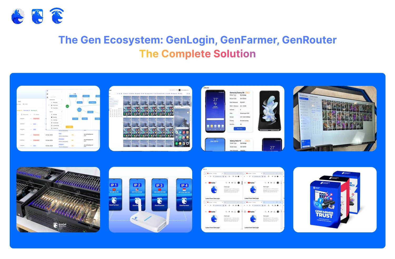 The Gen Ecosystem: GenLogin, GenFarmer, GenRouter - The Complete Solut ...
