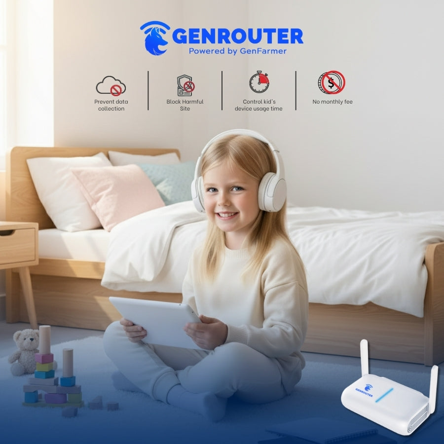 GenRouter Parental Controls – Smart WiFi Protection for Kids & Families