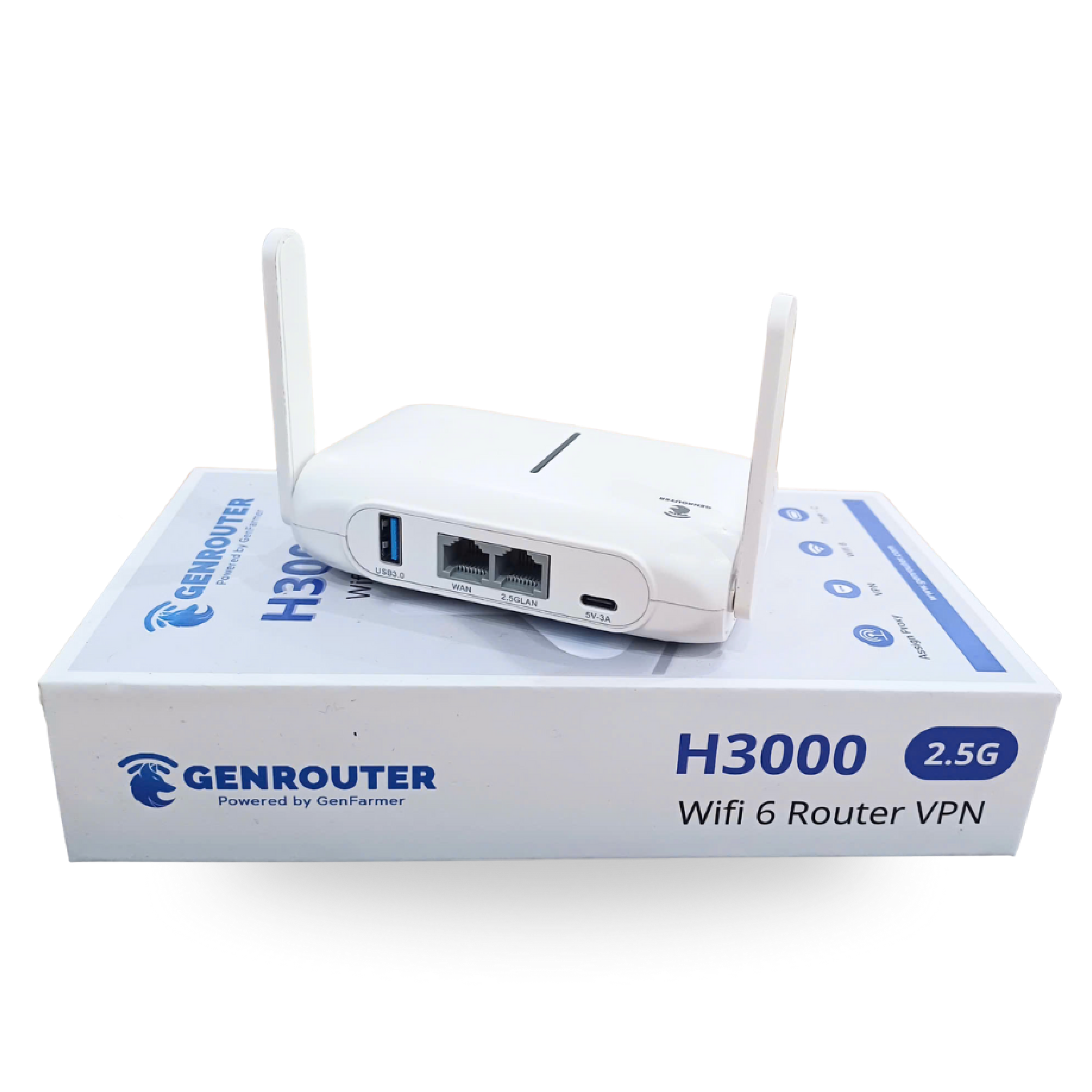 GenRouter H3000 -Wifi 6 Router VPN