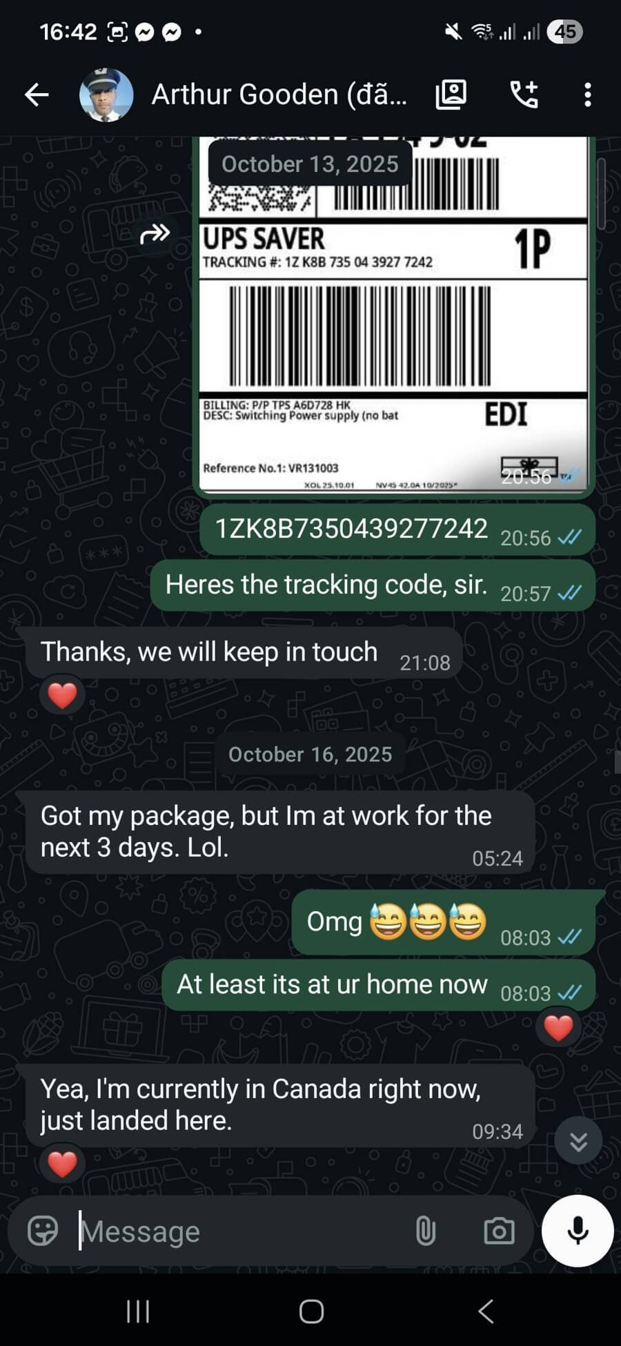 Customer feedback 4