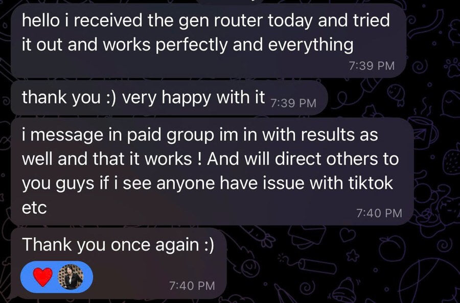 Customer feedback 8