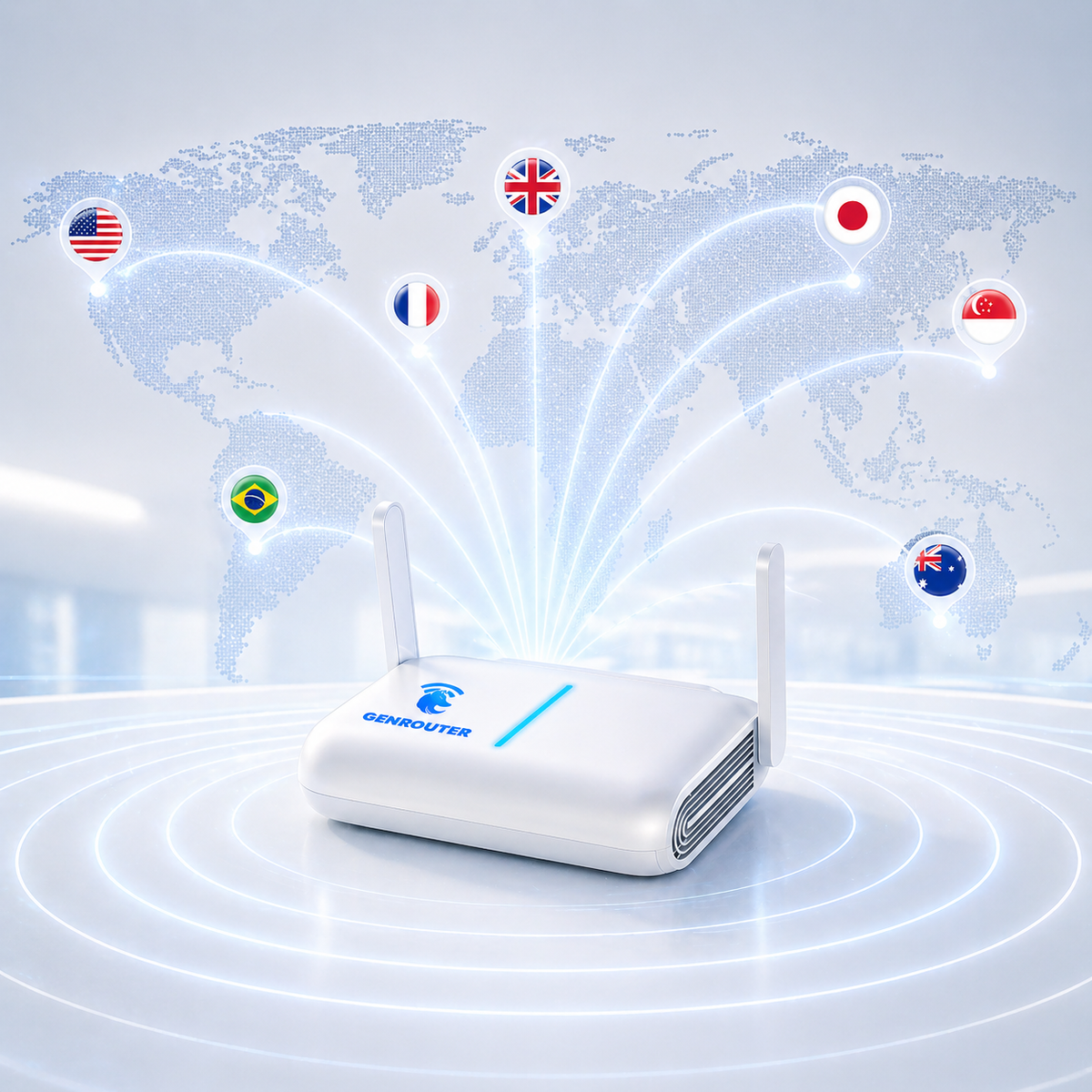 GenRouter H3000 – WiFi 6 Router With Free DPN – Genrouter